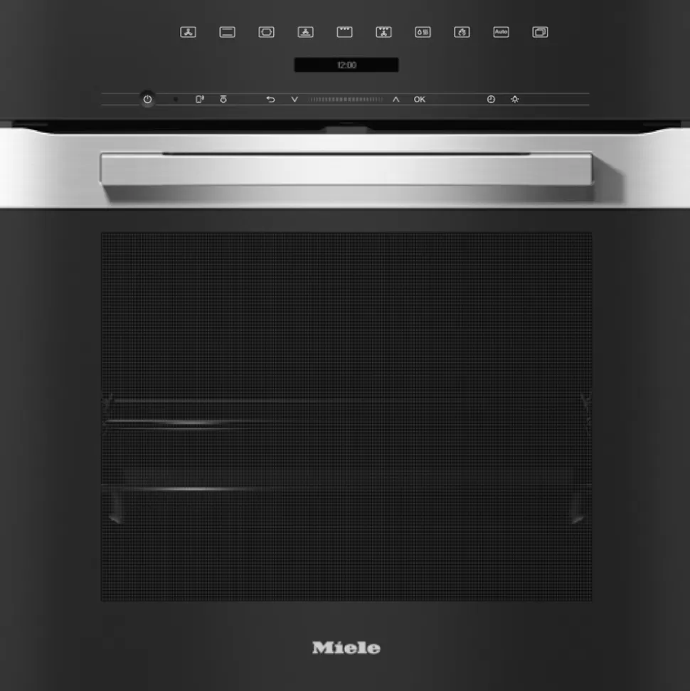 Miele Ovne<H 7264 Bp Rustfrit Stal/Cleansteel