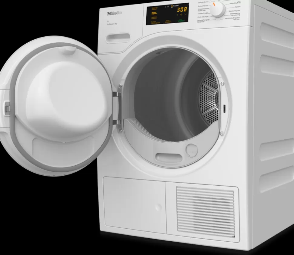 Miele Tørretumblere<Twc560Wp Ecospeed&8Kg Lotushvid